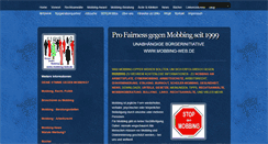 Desktop Screenshot of mobbing-web.de